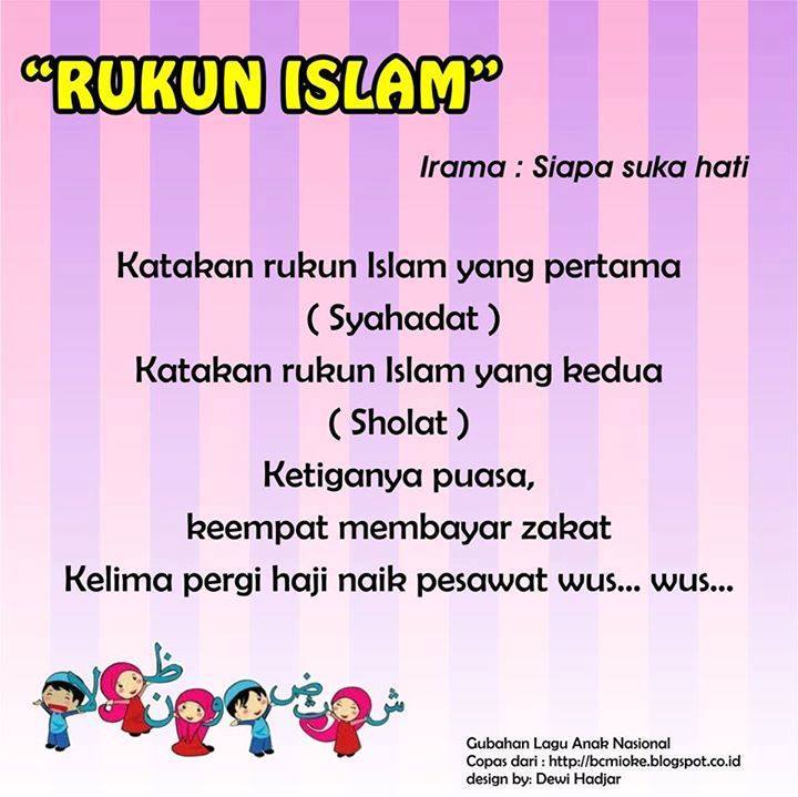 25+ Lagu Anak Anak Bernuansa Islami, Jangan Lupa SIMPAN ya Bunda ...