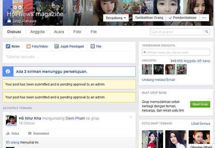 Kamu Dimasukkan Group Facebook Spam / Pornografi? Lakukan 5 Tips ini Agar Akun FB Aman 1