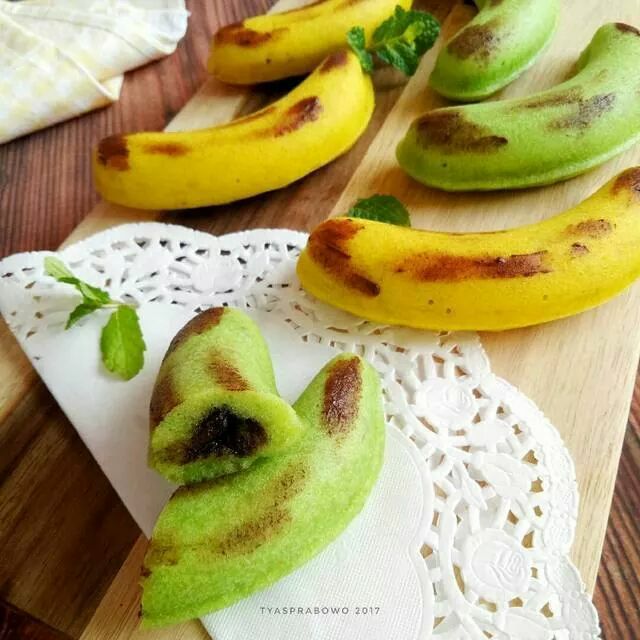 resep banana steam cake