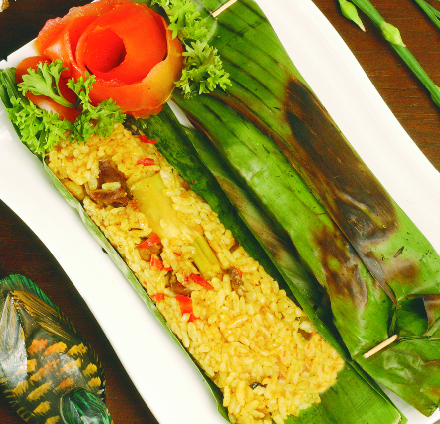 resep nasi bakar pepes