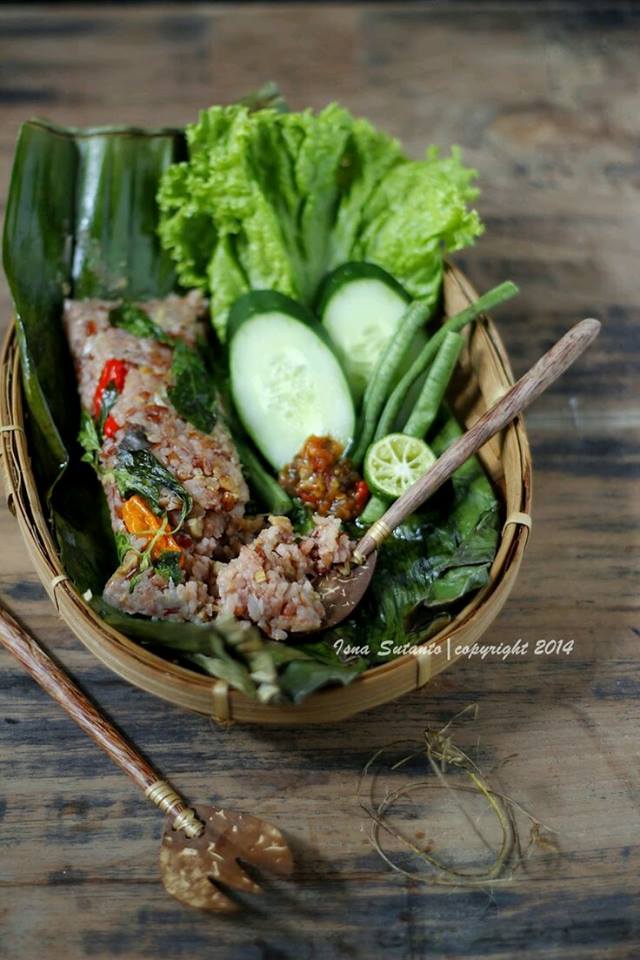 resep nasi bakar teri merah putih